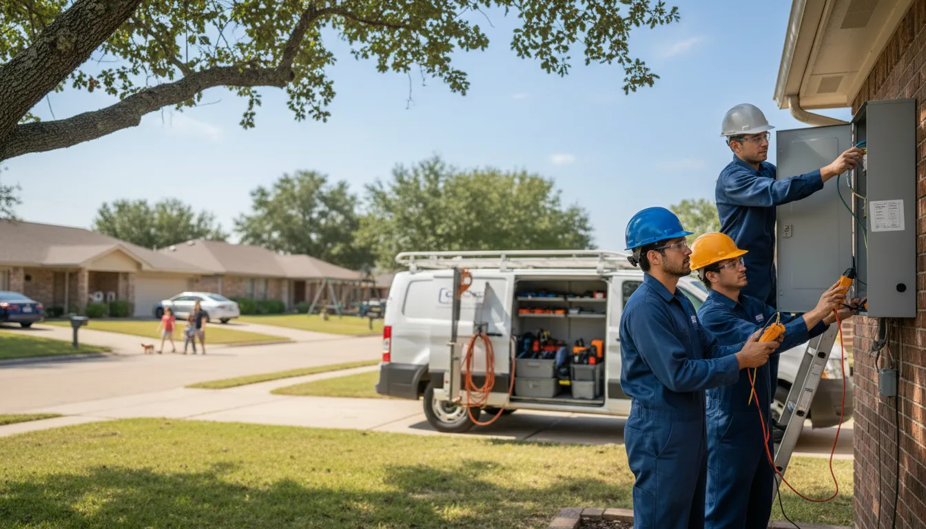 Certified electrician providing emergency electrical services in Langley Park, MD
